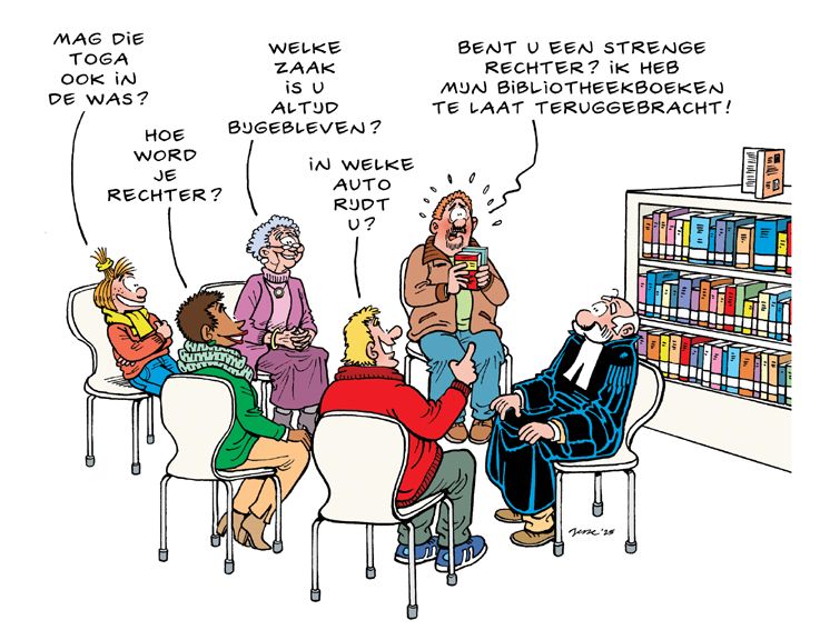 Meet the judge cartoon